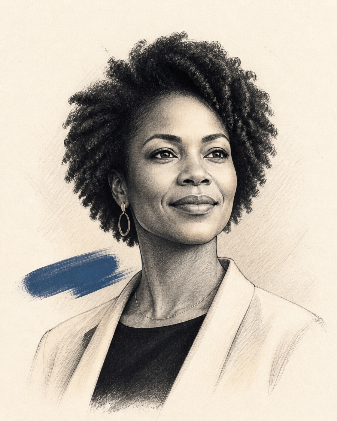 Illustrated example portrait for a consumer and marketplace investor profile
